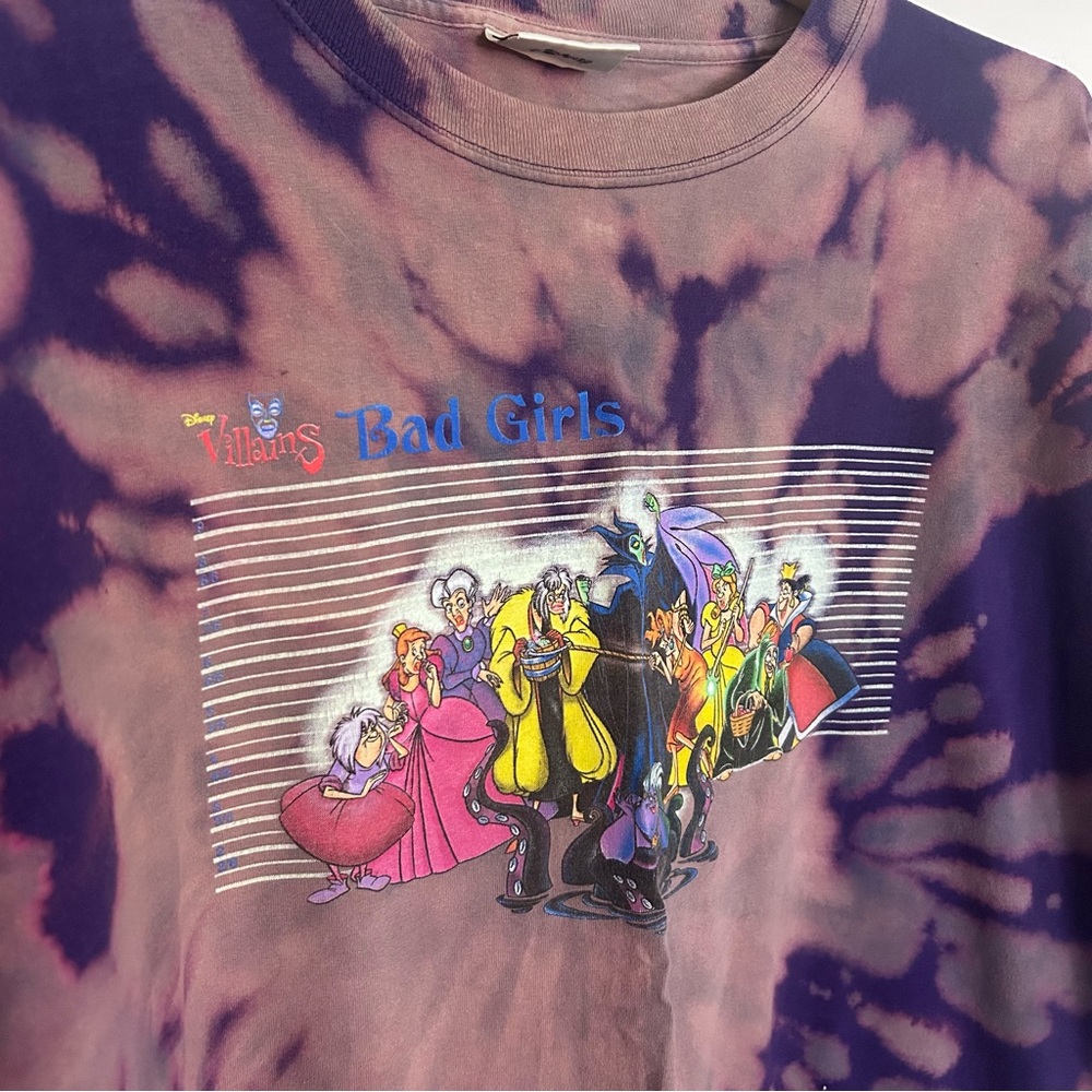 Vintage Disney Villains RARE Tie-Dye T-Shirt